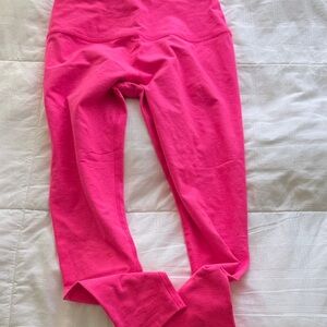 Beyond Yoga Hot Pink Leggings